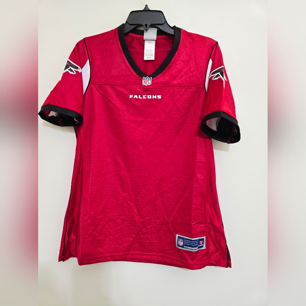 NFL Women's Size Small Pro Line ATLANTA Falcons Blank‎ Football Team Jersey Red
